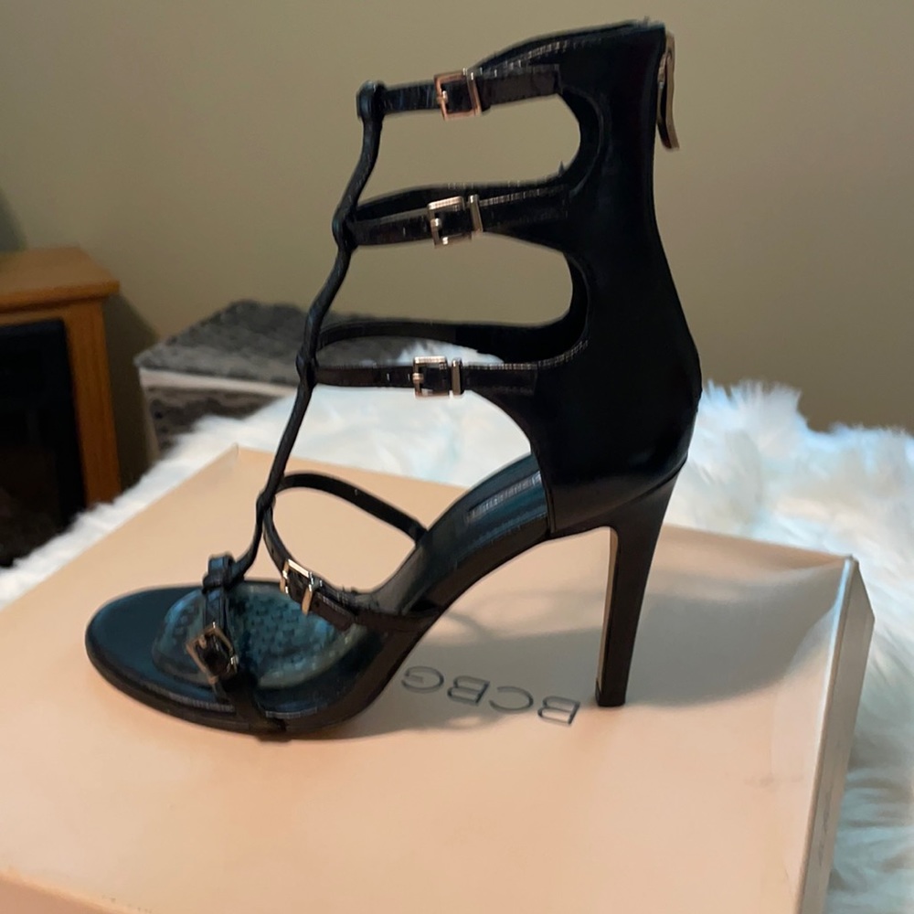 BCBG black heels